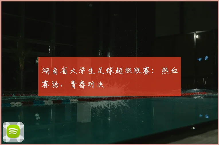 湖南省大学生足球超级联赛：热血赛场，青春对决